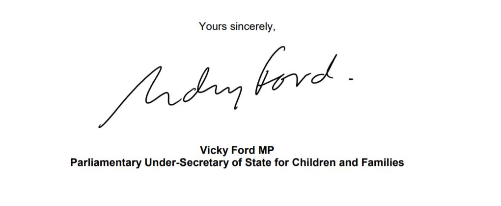 Minister Ford’s open letter to the SEND sector