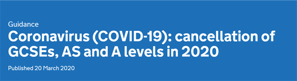 Covid-19 Cancellation of exams in 2020