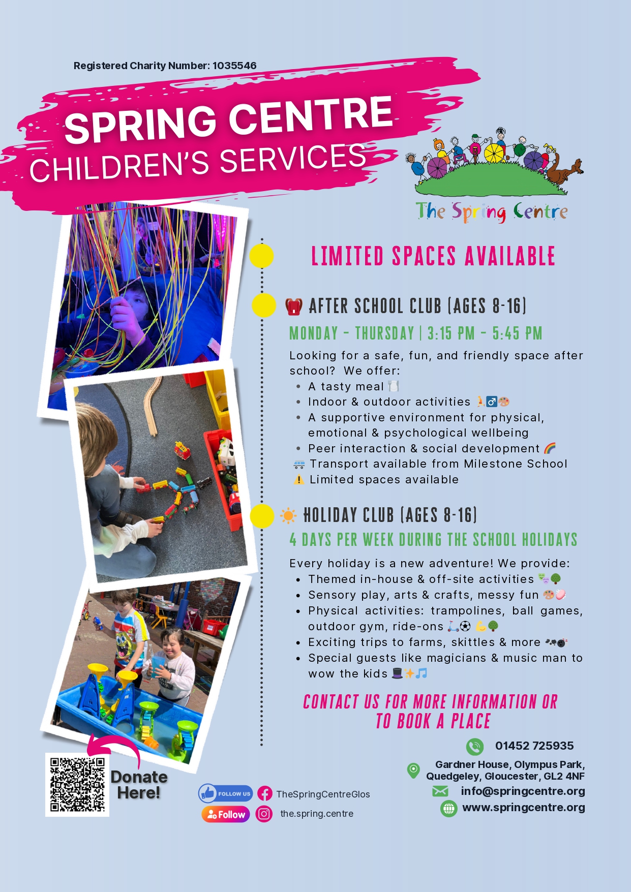 After School club and holiday respite