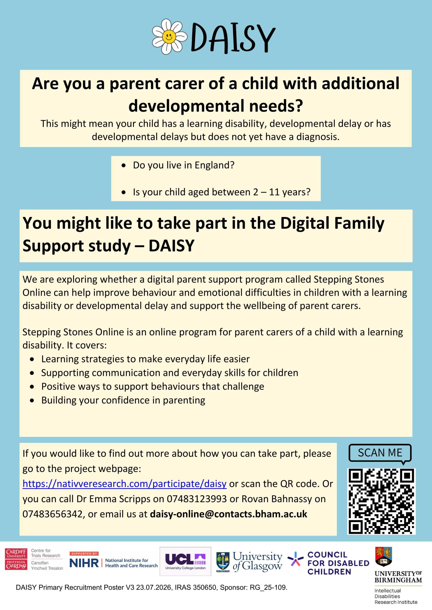 Daisy Primary Recruitment